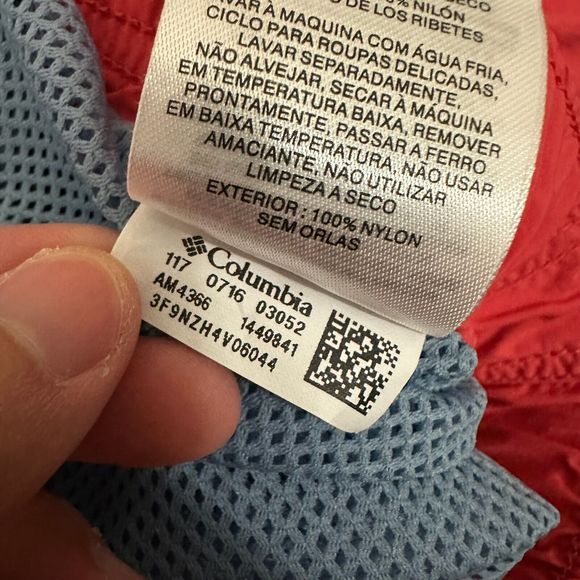 COLUMBIA Omni-Shade Mesh Lined Palmerston Peak Swimming Shorts AM4366 Red - Picture 7 of 8